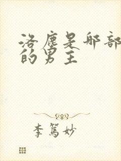 洛尘是哪部小说的男主封面