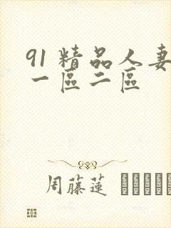 91 精品人妻一区二区封面