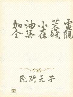 加油小茉电视剧全集在线观看第一集封面