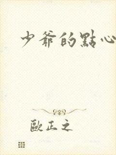 少爷的点心封面