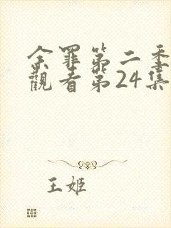 余罪第二季在线观看第24集完封面