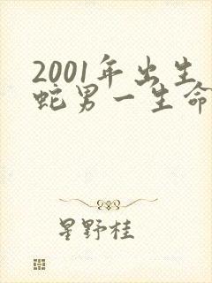 2001年出生蛇男一生命运好不好