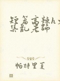 短篇高辣h文合集乱老师封面