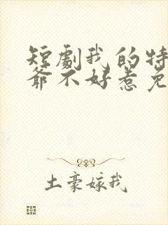 短剧我的特工爷爷不好惹免费观看