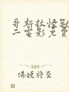 哥斯拉怪兽之王二电影免费观看