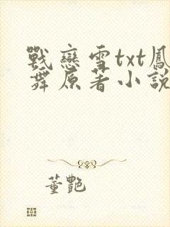 战恋雪txt凤舞原著小说