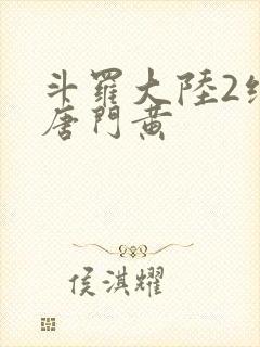 斗罗大陆2绝世唐门黄封面