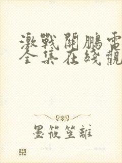 激战关鹏电视剧全集在线观看免费封面