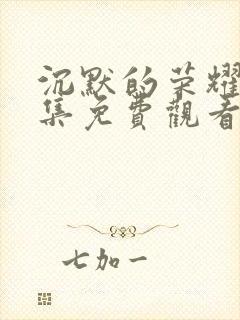 沉默的荣耀33集免费观看封面