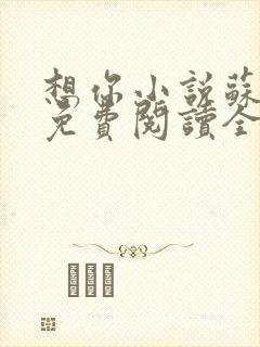 想你小说苏玛丽免费阅读全文无弹窗