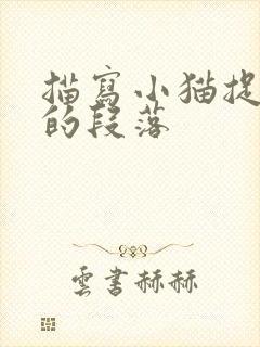 描写小猫捉老鼠的段落