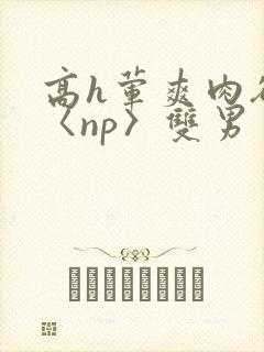 高h荤爽肉欲文〈np〉双男封面