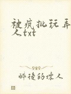 被疯批玩弄的美人txt封面