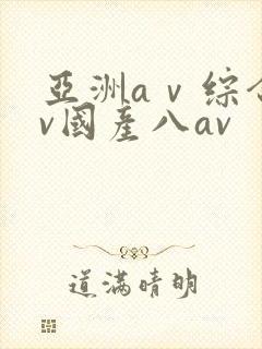 亚洲aⅴ综合av国产八av封面