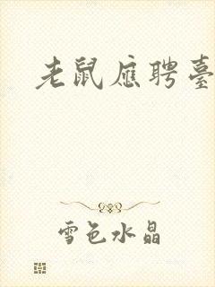 老鼠应聘台词封面