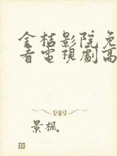 金桔影院免费观看电视剧高清西瓜