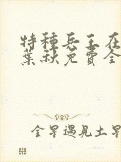 特种兵王在山村叶秋免费全文