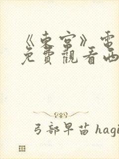 《东宫》电视剧免费观看西瓜影院