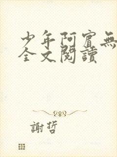 少年阿宾无删减全文阅读