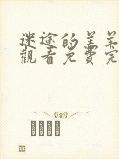 迷途的羔羊在线观看免费完整版