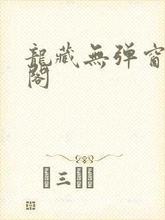 龙藏无弹窗笔趣阁