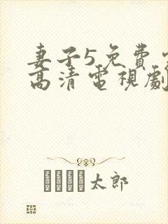 妻子5免费完整高清电视剧在线观看古封面