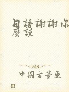 日语谢谢你们怎么说