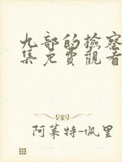 九部的检察官全集免费观看完整版