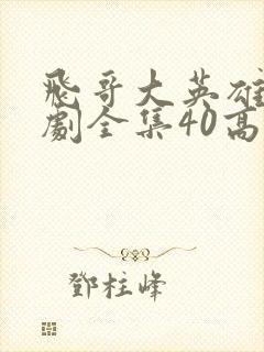 飞哥大英雄电视剧全集40高清观看