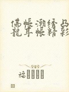 佛帐潮绣凸浮双龙耳帐精彩片段封面