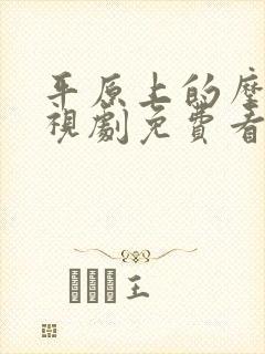 平原上的摩西电视剧免费看封面