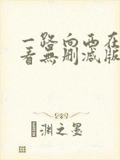 一路向西在线观看无删减版完整