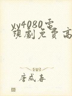 yy4080电视剧免费高清在线看