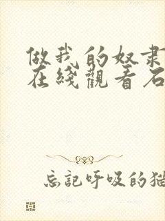 做我的奴隶电影在线观看石头