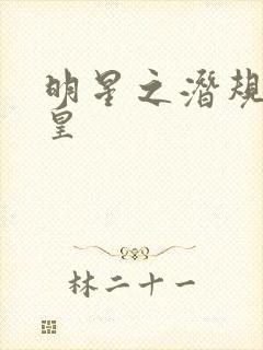 明星之潜规则之皇