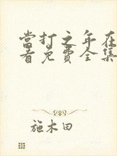 当打之年在线观看免费全集