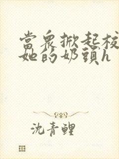 当众掀起校服揉她的奶头h封面