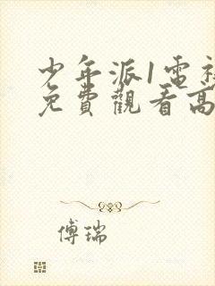 少年派1电视剧免费观看高清在线