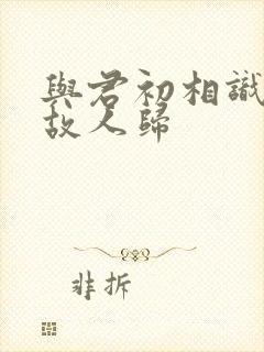 与君初相识犹若故人归