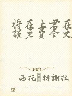 将在上君在下小说免费全文阅读