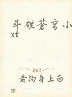 斗破苍穹小说txt