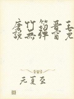 唐竹筠晋王的小说无弹窗免费阅读封面