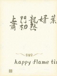 上门龙婿叶辰和肃初然