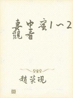 妻中蜜1～2集观看