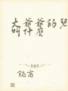 大爷爷的儿媳妇叫什么