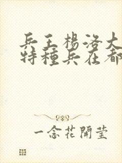 兵王杨洛大结局特种兵在都市