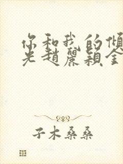 你和我的倾城时光赵丽颖金瀚封面