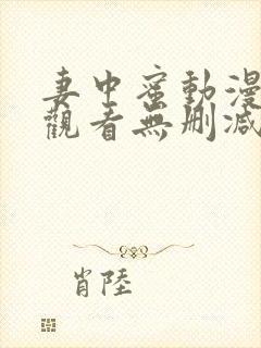 妻中蜜动漫在线观看无删减完整版封面