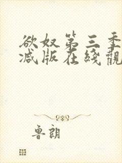 欲奴第三季无删减版在线观看封面