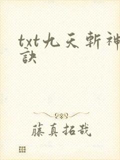 txt九天斩神诀